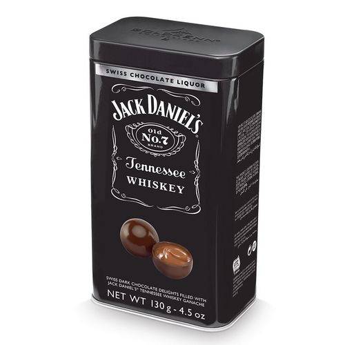 Bombom Suíço Goldkenn Recheado com Whiskey Jack Daniel''s (130g)