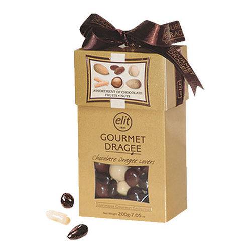 Bombons Gourmet Dragee Sabores de Chocolate Sortidos 300g