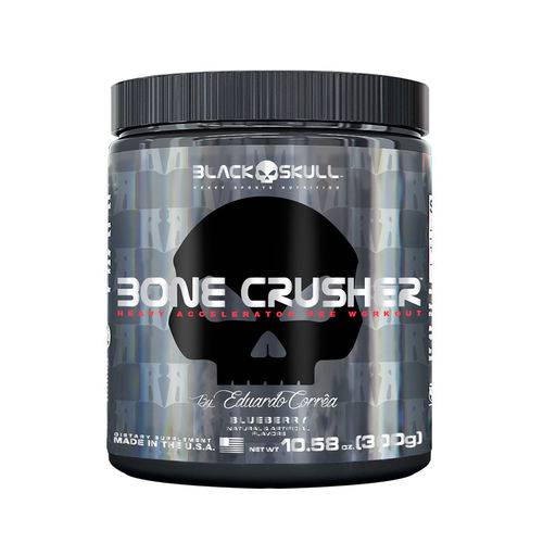 Bone Crusher (60 Doses) Black Skull - Blue Raspberry
