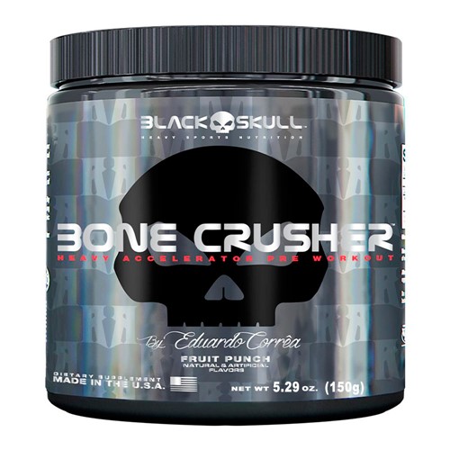 Bone Crusher Black Skull Fruit Punch com 150g