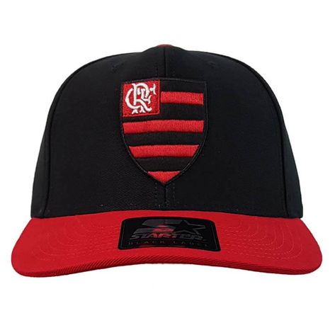 Boné Flamengo 6G Snap BC Logo Oficial Starter UN