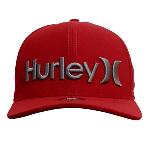 Boné Hurley Aba Curva Nike Dri-Fit Vermelho UN