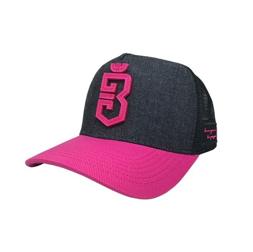 Boné Trucker Logo Bold Pink