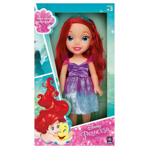 Boneca 30 Cm - Disney - Minha Primeira Princesa Real - Disney - Princesas - Ariel - Mimo
