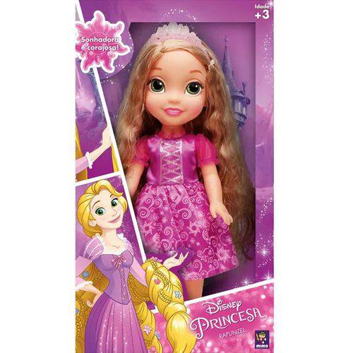 Boneca 30 Cm - Minha Primeira Princesa Real - Princesas - Rapunzel - Mimo