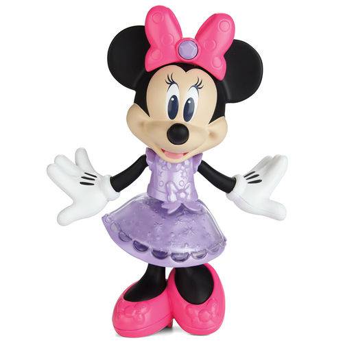 Boneca 25 Cm - Disney - Minnie Mouse - Posar e Brilhar - Fisher-Price