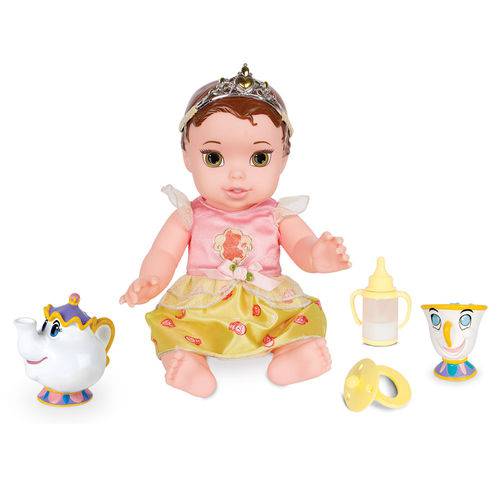 Boneca Baby com Acessórios - Princesas Disney - a Bela e a Fera - Bela - Mimo