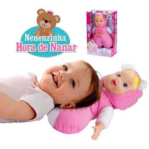 Boneca Baby Nenenzinha Soninho Hora da Naninha - Divertoys
