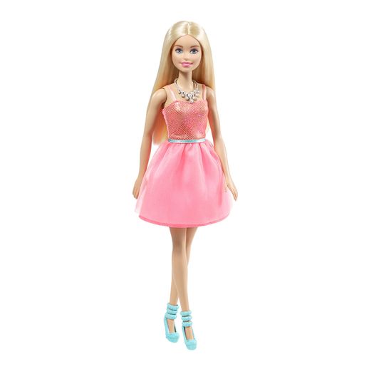 Boneca Barbie Básica Rosa Glitz - Mattel