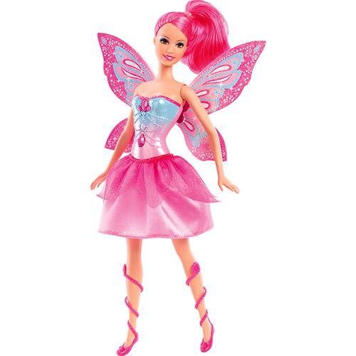 Boneca Barbie Butterfly e a Princesa Fairy - Fada Rosa Mattel