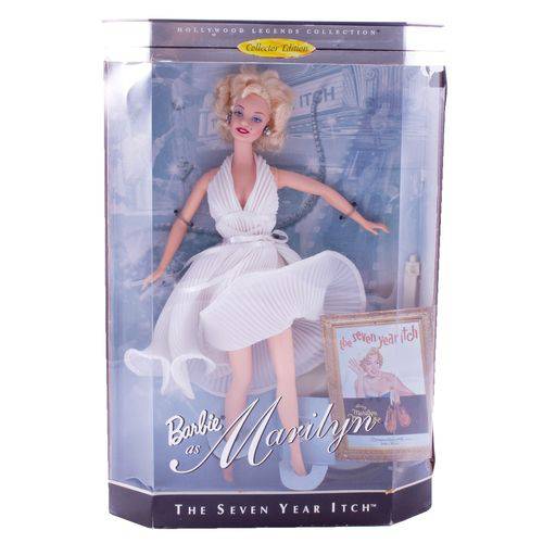 Boneca Barbie Collector Marilyn Monroe White Dress The Seven Year Itch - Mattel