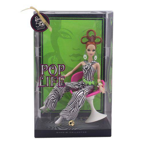 Boneca Barbie Collector Pop Life Ruiva - Mattel