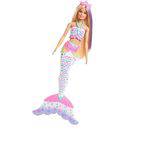 Boneca Barbie Crayola Sereia Desenhos Magico Mattel Gcg67