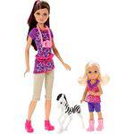 Boneca Barbie Family Dupla Irmãs Safari Skipper e Chelsea