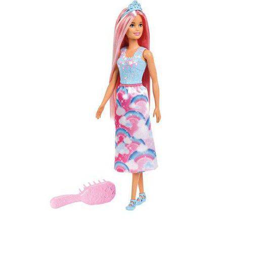Boneca Barbie Fan Penteados Magicos Mattel Fxr94