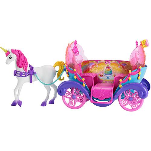Boneca Barbie Fantasia Carruagem com Princesa- Mattel