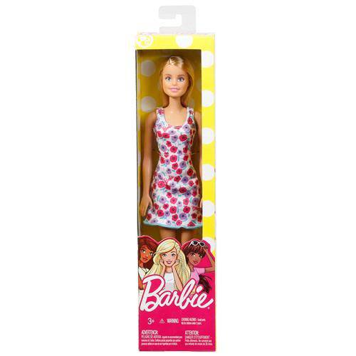 Boneca Barbie Fashion Beauty Loira Vestido Florido T7439 - Mattel