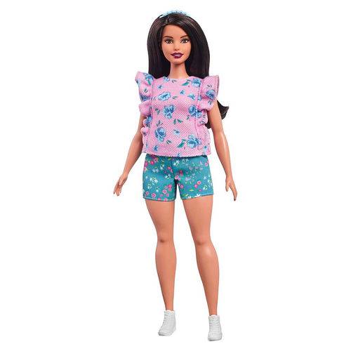 Boneca Barbie Fashionista - Blusa Floral - Mattel