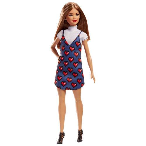 Boneca Barbie Fashionista - Vestido de Coração - Mattel