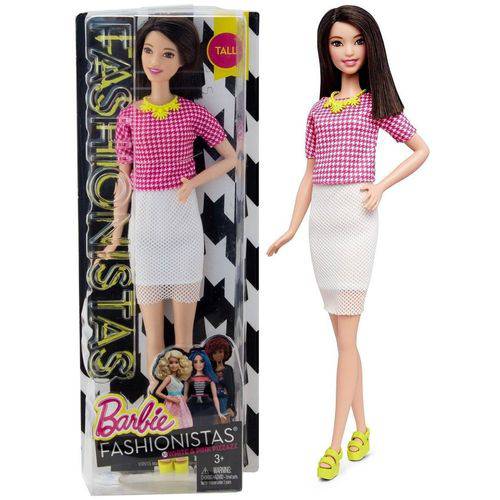 Boneca Barbie Fashionistas Oriental Morena Doll Número 30 - Mattel