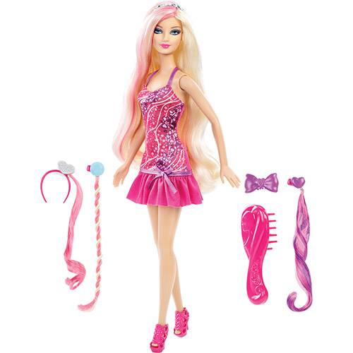 Boneca Barbie Glam Hair Acessório Cabelo Mattel