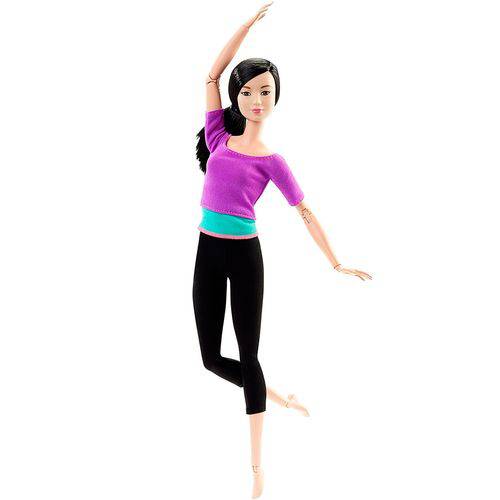 Boneca Barbie Made To Move (feita para Mexer) Purple Top Dhl81 - Mattel
