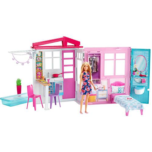 Boneca Barbie Mattel Casa Glam FXG55