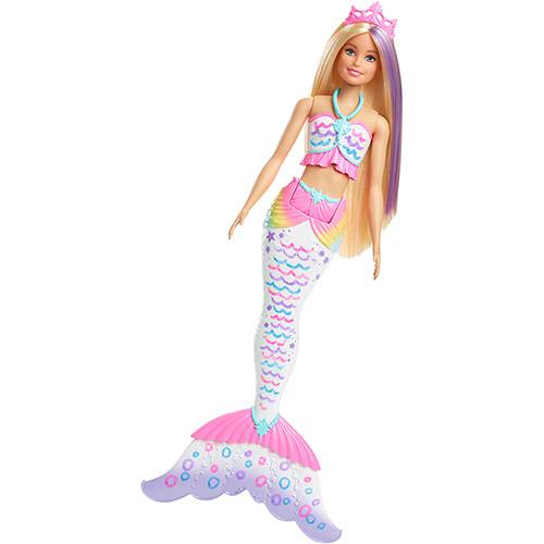 Boneca Barbie Mattel + Crayola Sereia Desenhos Mágicos GCG67