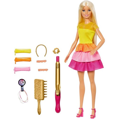 Boneca Barbie - Modeladora de Cachos Gbk24 - MATTEL