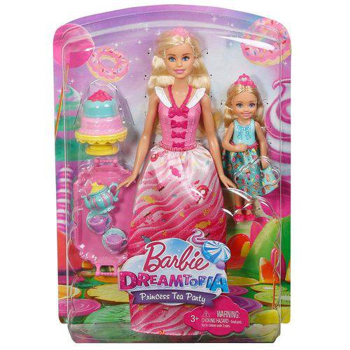 Boneca Barbie Princesa com Chelsea Festa do Chá - Mattel