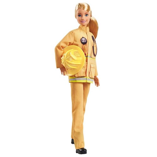 Boneca Barbie Profissões Aniversário 60 Anos - Bombeira Gfx29 - MATTEL