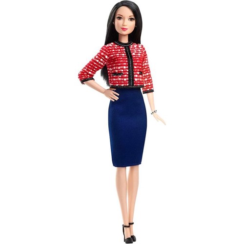 Boneca Barbie Profissões Aniversário 60 Anos - Candidata Política Gfx28 - MATTEL