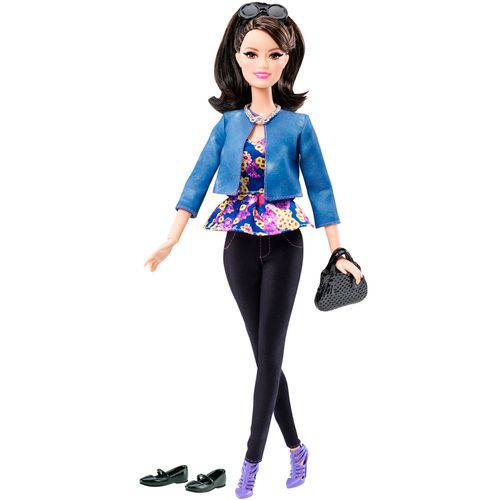 Boneca Barbie Style Luxo Raquelle Casaco Azul - Mattel