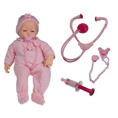 Boneca Bebê Check-me Chora Tosse Espirra - Roma Brinquedos