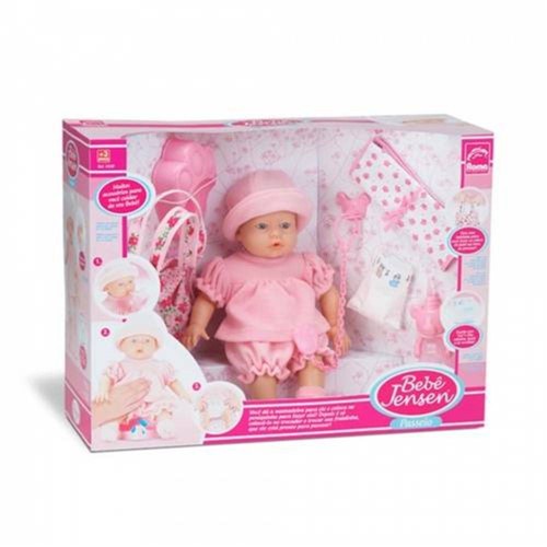 Boneca Bebê Jensen - Dia de Passeio - Roma Brinquedos