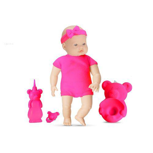Boneca Bebê Jensen Xixi - Roma Brinquedos