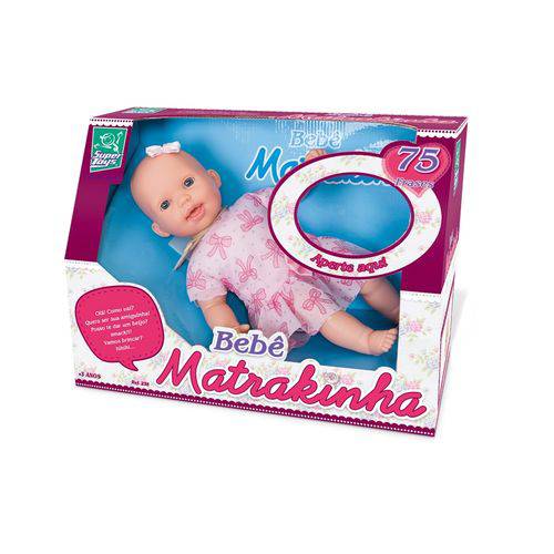 Boneca Bebê Matrakinha- Super Toys