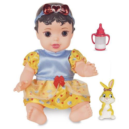 Boneca Bebê - Princesas Disney - Branca de Neve com Pet - Mimo