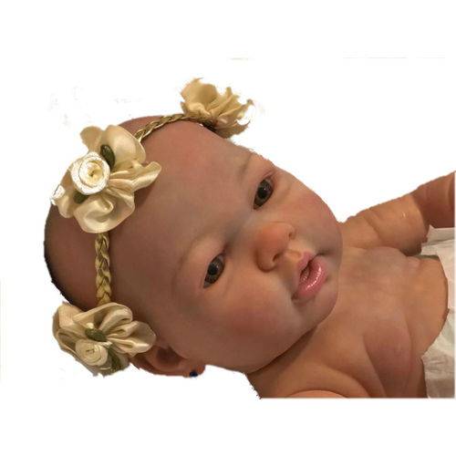 Boneca Bebê Reborn Autentica Rebeca com Corpo Inteiro