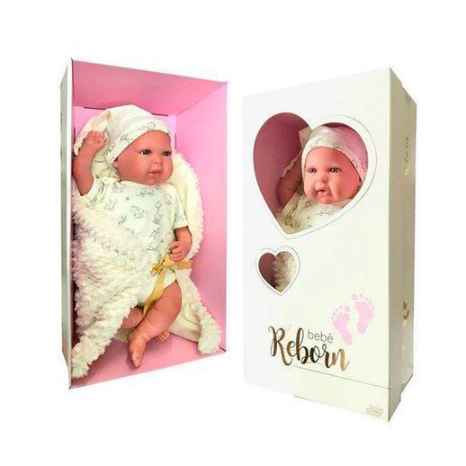 Boneca Bebê Reborn Bege - Novabrink