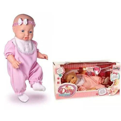 Boneca Bebe Tipo Reborn Dany Naninha Brinquedo Infantil