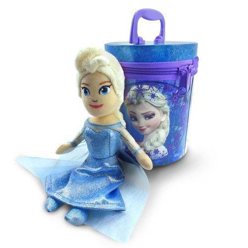 Boneca Chaveiro Elsa na Lata Frozen - Bnk06-fz3 - Taimes