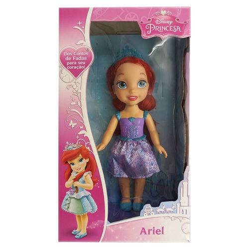 Boneca Clássica - Minha Primeira Princesa - Princesas Disney - Ariel - Vestido Lilás - Mimo