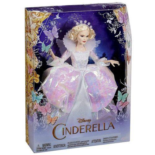 Boneca Colecionável Collector Fada Madrinha Luxo da Princesa Cinderela do Filme Disney - Mattel