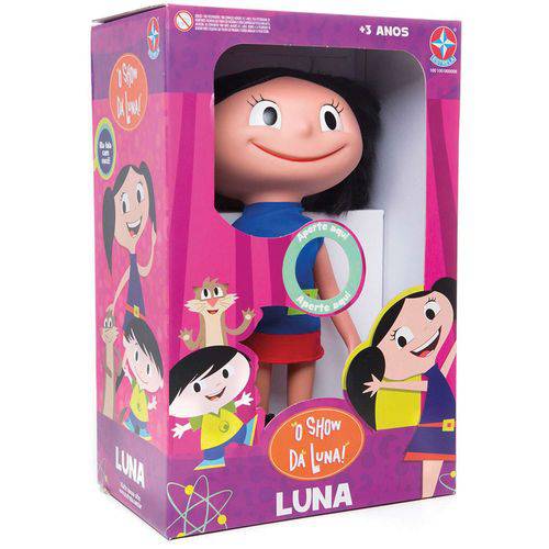 Boneca com Mecanismo Show da Luna - Luna 40cm. Estrela Unidade