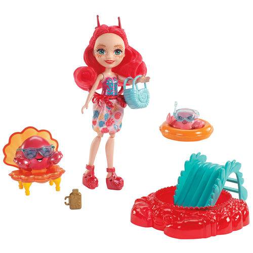 Boneca Enchantimals - 15 Cm - Cameo Crab - Mattel