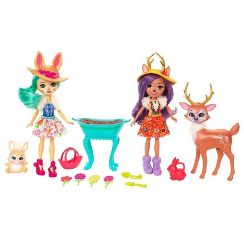 Boneca Enchantimals Brincadeira no Jardim Mattel FDG01