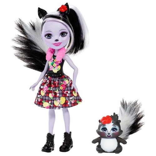 Boneca Enchantimals com Bichinho Mattel Sage Skunk 2 Sage Skunk 2