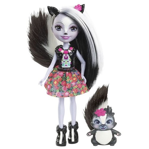 Boneca Enchantimals com Bichinho Mattel Sage Skunk Sage Skunk