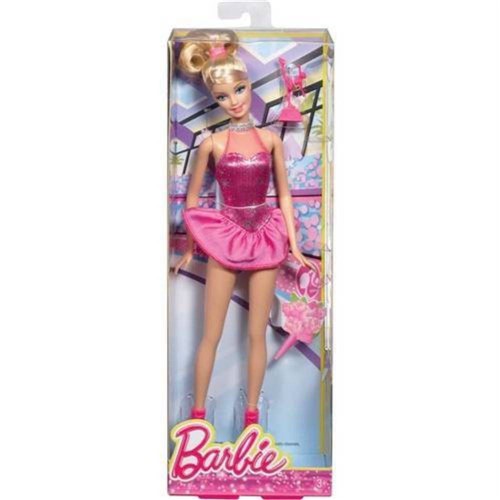 Boneca Fashion Profissões Barbie Patinadora no Gelo
